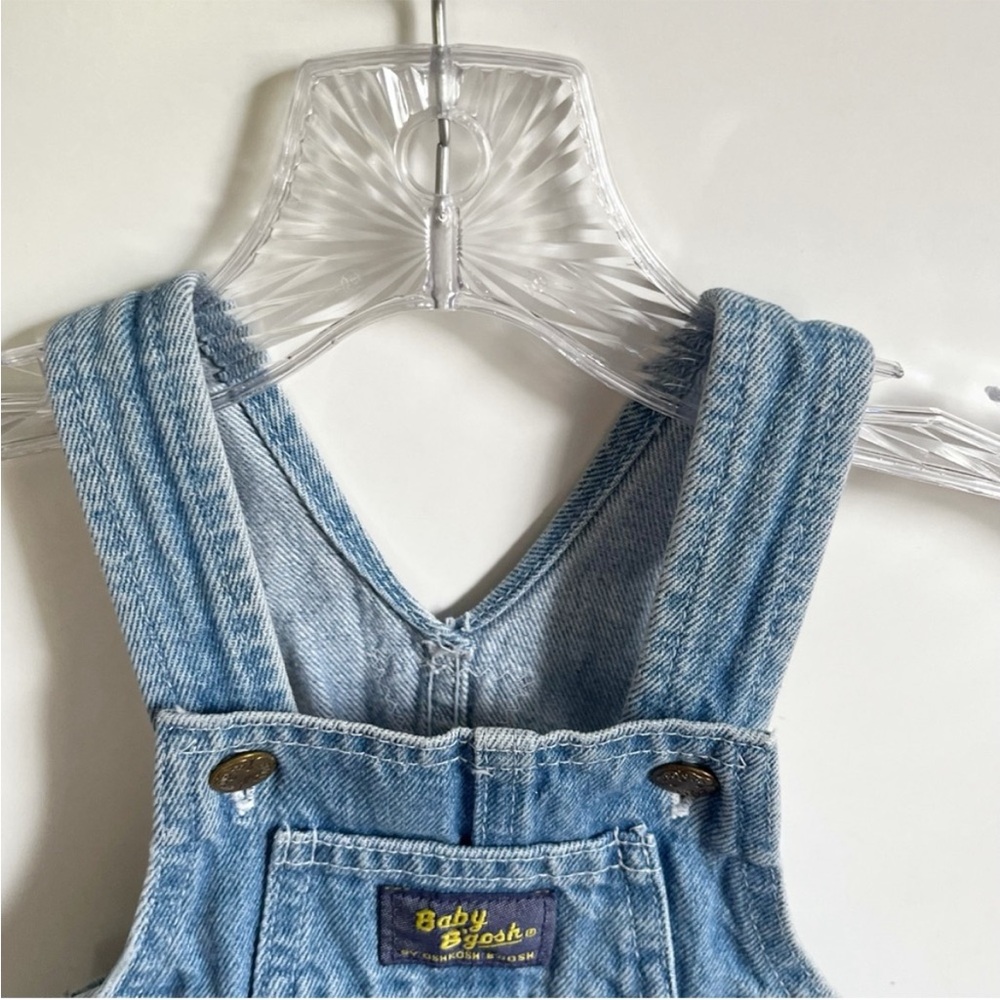 Baby B'gosh Vestbak overalls blue denim vintage snaps Oshkosh - Picture 5 of 9